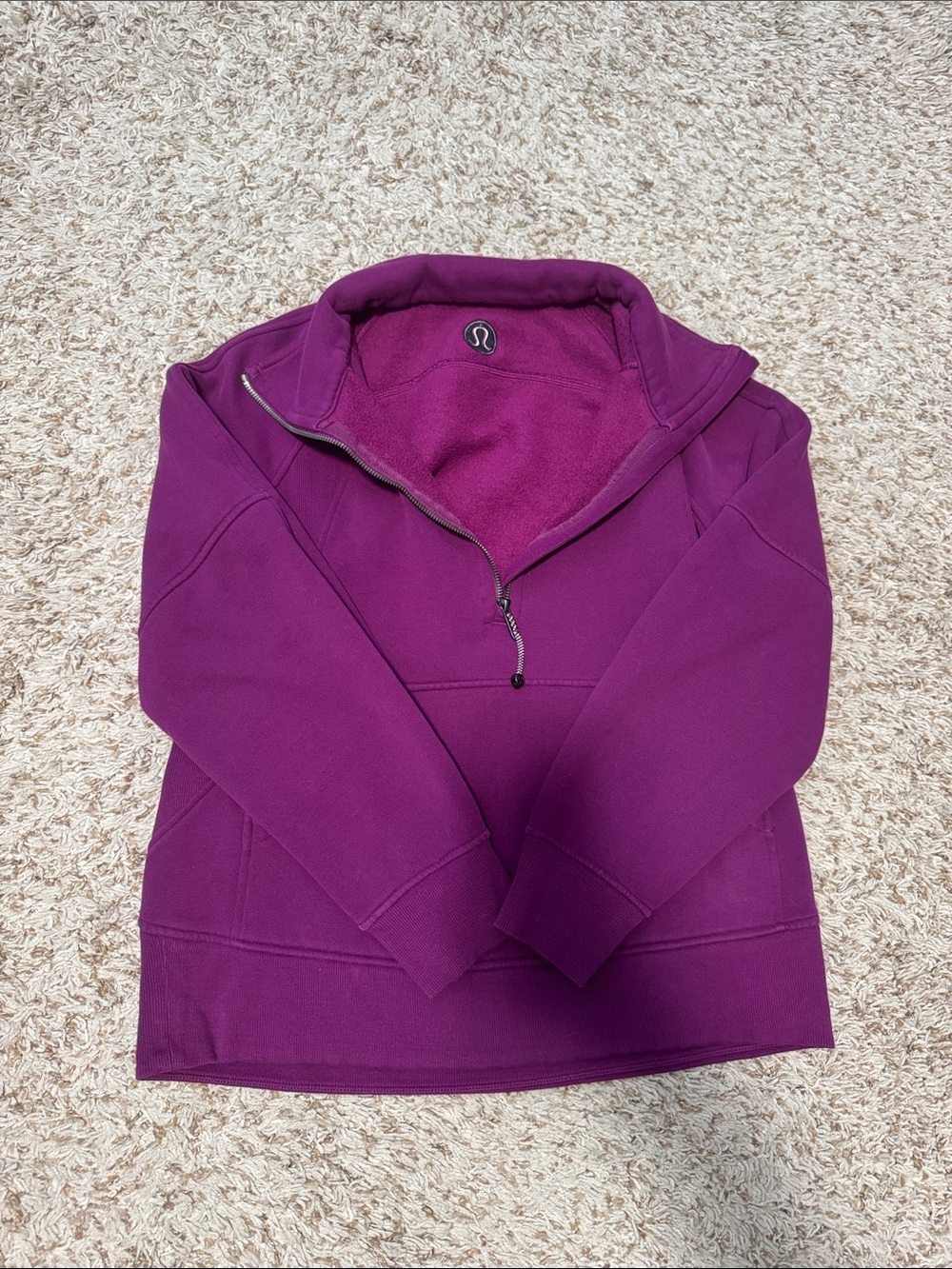 lululemon athletica Deep Plum Quarter-Zip Pullover